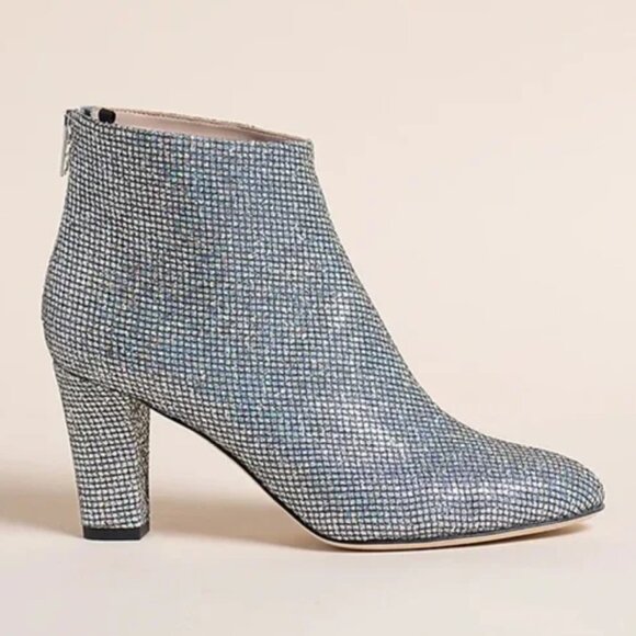 NIB SJP by Sarah Jessica Parker Minnie Glitter Scintillate Booties EU 37.5 US6.5 - Picture 1 of 16